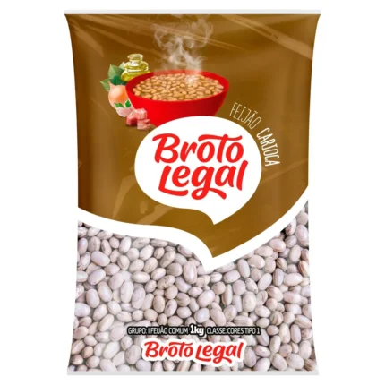 Feijão Carioca Broto Legal Pacote 1kg